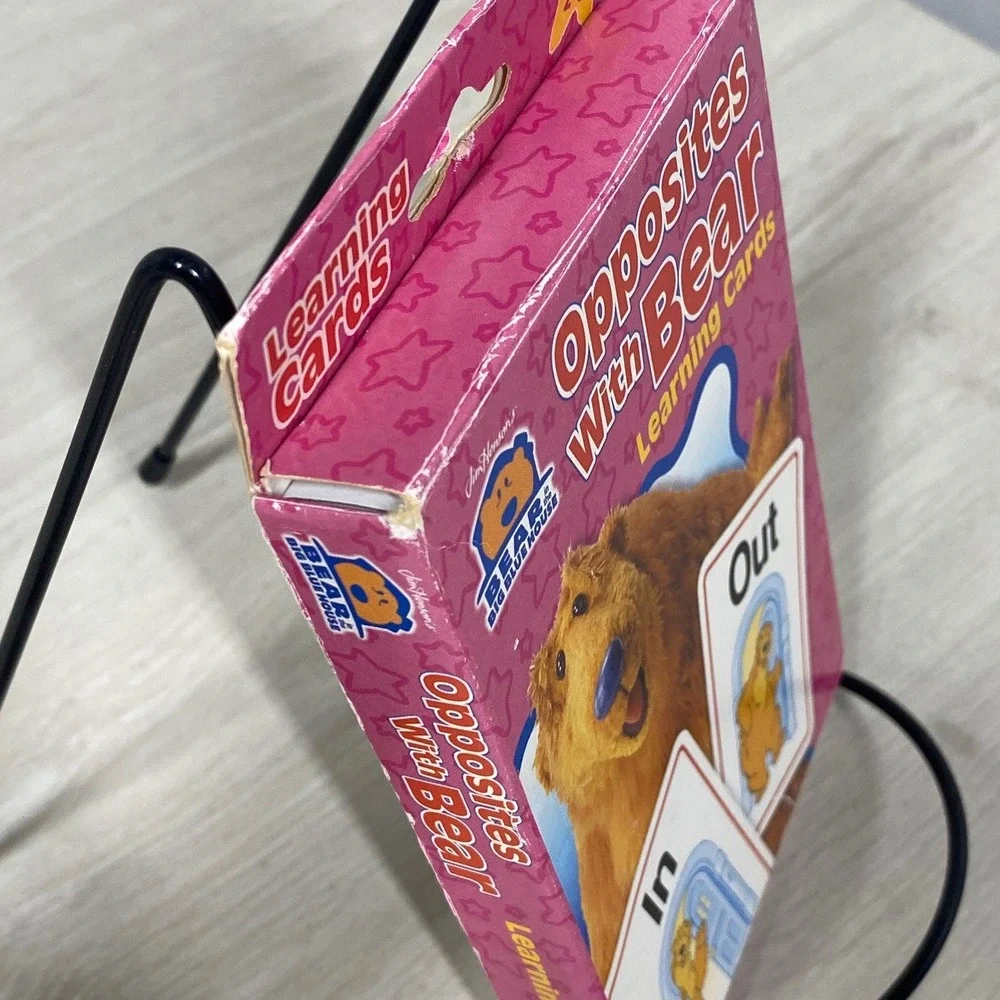 Bear in the Big Blue House Opposites With Bear Learning Cards Ages 2-5 Henson